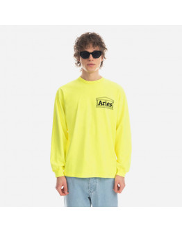 Koszulka męska Aries Temple Longsleeve Tee AR66600 SAFETY YELLOW