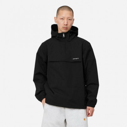 Kurtka męska Carhartt WIP Windbreaker Pullover (Summer) I030008 BLACK/WHITE