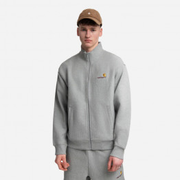 Bluza męska Carhartt WIP American Script Jacket I031686 GREY HEATHER