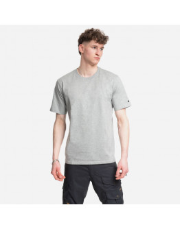 Koszulka męska Carhartt WIP S/S Base T-Shirt I026264 GREY HEATHER/BLACK