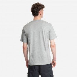 Koszulka męska Carhartt WIP S/S Base T-Shirt I026264 GREY HEATHER/BLACK