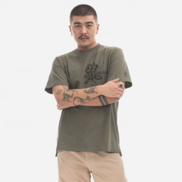 Koszulka męska Engineered Garments Printed Cross Crew Neck Pocket T-Shirt 23S1H010-NLP016A