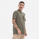 Koszulka męska Engineered Garments Printed Cross Crew Neck Pocket T-Shirt 23S1H010-NLP016A