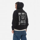 Bluza męska Billionaire Boys Club Signage Popover Hood B23123 BLACK