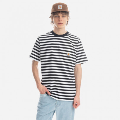 Koszulka męska Carhartt WIP S/S Scotty Pocket T-Shirt I027732 BLACK/WHITE