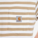 Koszulka męska Carhartt WIP S/S Scotty Pocket T-Shirt I027732 AMMONITE/WHITE