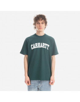 Koszulka męska Carhartt WIP S/S University T-Shirt I028990 BOTANIC/WHITE