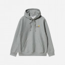 Bluza męska Carhartt WIP Hooded American Script Sweat I028279 GREY HEATHER