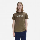 Koszulka męska A.P.C. T-shirt Vpc Bicolore H COBQX-H26217 KHAKI/GRAY