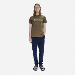 Koszulka męska A.P.C. T-shirt Vpc Bicolore H COBQX-H26217 KHAKI/GRAY