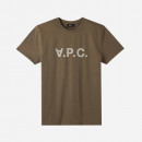 Koszulka męska A.P.C. T-shirt Vpc Bicolore H COBQX-H26217 KHAKI/GRAY