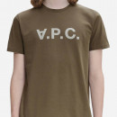 Koszulka męska A.P.C. T-shirt Vpc Bicolore H COBQX-H26217 KHAKI/GRAY