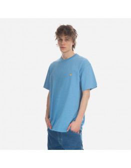 Koszulka męska Carhartt WIP S/S Chase T-Shirt I026391 PISCINE/GOLD