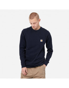 Koszulka męska Carhartt WIP Longsleeve Pocket T-Shirt I030437 DARK NAVY