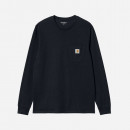 Koszulka męska Carhartt WIP Longsleeve Pocket T-Shirt I030437 DARK NAVY