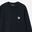 Koszulka męska Carhartt WIP Longsleeve Pocket T-Shirt I030437 DARK NAVY