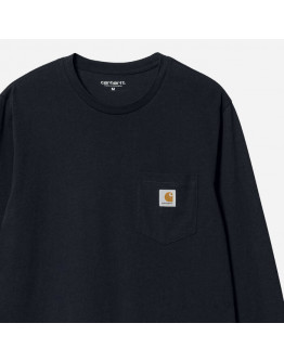 Koszulka męska Carhartt WIP Longsleeve Pocket T-Shirt I030437 DARK NAVY