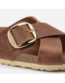 Klapki damskie Birkenstock Siena Big Buckle LEOI 1020165