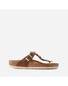 Klapki damskie Birkenstock Gizeh Braided LEOI 1021336