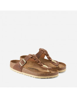 Klapki damskie Birkenstock Gizeh Braided LEOI 1021336