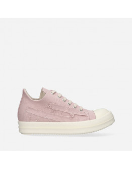 Buty damskie sneakersy Rick Owens DRKSHDW Denim Shoes DS01C6809 SLASH FADED PINK/MILK/MILK