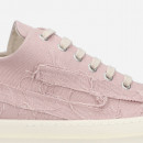 Buty damskie sneakersy Rick Owens DRKSHDW Denim Shoes DS01C6809 SLASH FADED PINK/MILK/MILK