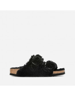 Klapki damskie Birkenstock Arizona Big Buckle Shearling 1023105