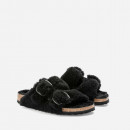 Klapki damskie Birkenstock Arizona Big Buckle Shearling 1023105