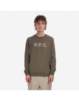 Bluza męska A.P.C. Sweat Vpc Bicolore H COFAX-H27803 KHAKI/GREY