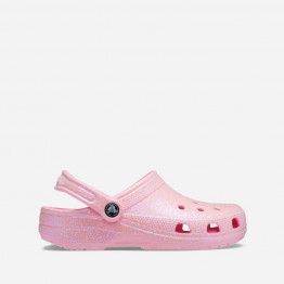 Klapki damskie Crocs Classic Glitter Clog 205942 FLAMINGO