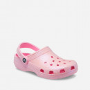 Klapki damskie Crocs Classic Glitter Clog 205942 FLAMINGO