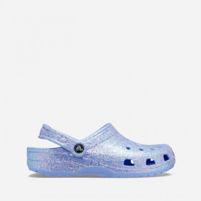 Klapki damskie Crocs Classic Glitter Clog 205942 MOON JELLY