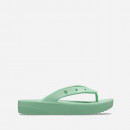 Klapki damskie Crocs Classic Platform Flip 207714 JADE STONE