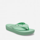 Klapki damskie Crocs Classic Platform Flip 207714 JADE STONE