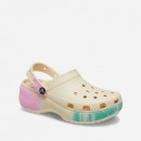 Klapki damskie Crocs Classic Platform Ombre Clog 208278 VANILLA/MULTI