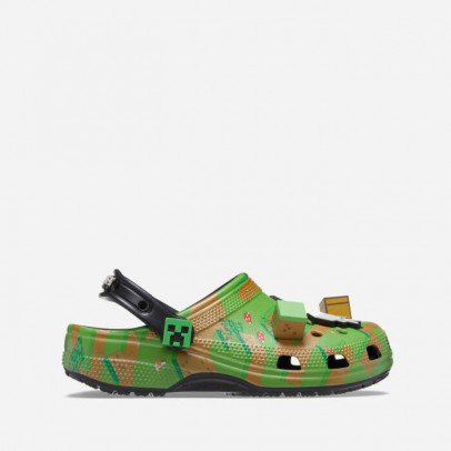 Klapki męskie Crocs Minecraft Elevated Clog 208472 MULTI