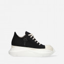 Buty męskie sneakersy Rick Owens DRKSHDW Denim Shoes Abstract Low Sneak DU01C6842 DQEM4 BLACK/PEARL/MILK