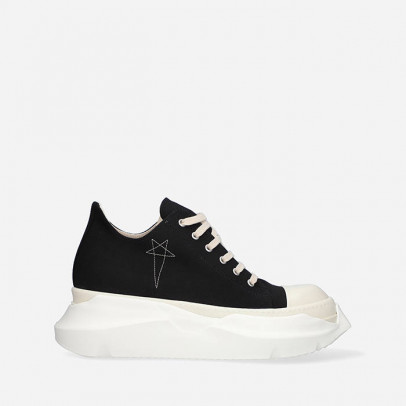 Buty męskie sneakersy Rick Owens DRKSHDW Denim Shoes Abstract Low Sneak DU01C6842 DQEM4 BLACK/PEARL/MILK