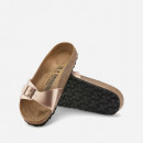 Klapki damskie Birkenstock Madrid BF Metallic Copper 1023927