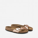 Klapki damskie Birkenstock Madrid BF Metallic Copper 1023927