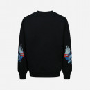 Bluza męska Evisu Seagull & Eagle Emb Crewneck Sweatshirt 2ESHTM3SW505RXCT BLACK