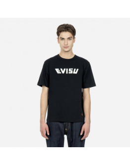 Koszulka męska Evisu Printed Evisu & Seawave Koi Daicock Tee 2ESHTM3TS590RXCT BLACK