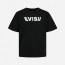 Koszulka męska Evisu Printed Evisu & Seawave Koi Daicock Tee 2ESHTM3TS590RXCT BLACK