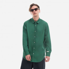 Koszula męska Drole De Monsieur La Chemise NFPM SH119 FOREST/GREEN