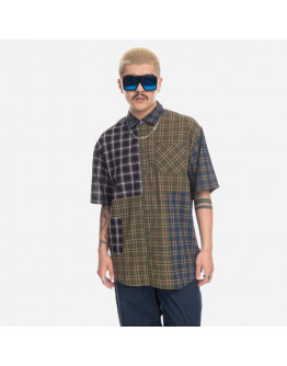 Koszula męska Taikan Patchwork S/S Shirt TW0001.OLVPLD