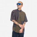 Koszula męska Taikan Patchwork S/S Shirt TW0001.OLVPLD