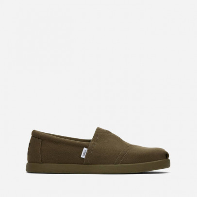 Buty męskie Toms Alpargata Vegan 10019855 DARK OLIVE