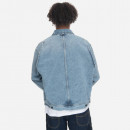 Kurtka męska Carhartt WIP Saledo Jacket I031925 BLUE LIGHT USED WASH