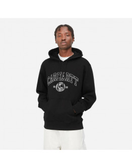 Bluza męska Carhartt WIP Hooded Coin Sweat I031798 BLACK/WHITE