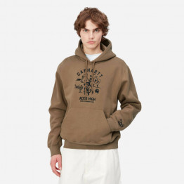 Bluza męska Carhartt WIP Hooded Souvenir Valley Sweat I031819 BUFFALO/BLACK